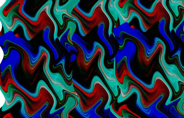 Künstlerischer Farbenfroher Rahmen Mit Verschiedenen Elementen Abstrakter Hintergrund Kunststil Helle — Stockfoto