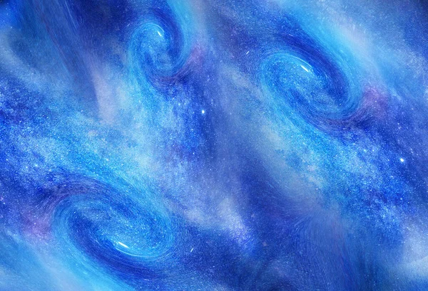 Starry Night Sky Space Background Dark Sky Blue Milky Way — Stock Photo, Image