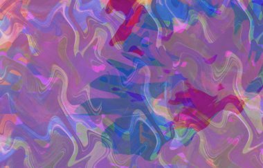 Farklı elementlere sahip sanatsal renkli bir çerçeve. soyut arkaplan sanatı stili parlak renkler, geometrik tasarım.