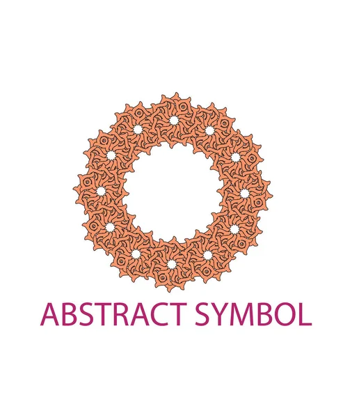 Abstract Symbool Pictogram Vector Illustratie — Stockvector