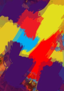 Modern sanat tarzında desenli çizgiler ve çizgilerle soyut arkaplan