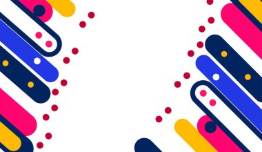 Web Tasarımı, Yazdırma, Sunum, afiş, Flyer, dergi için soyut renkli geometrik Şekiller. dizayn