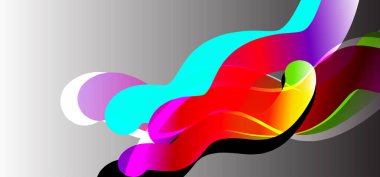 Web Tasarımı, Yazdırma, Sunum, afiş, Flyer, dergi için soyut renkli geometrik Şekiller. dizayn