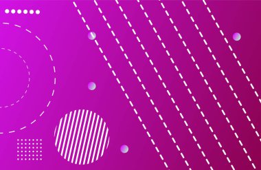 Soyut gradyan geometrik şekiller ve elementlerin örüntü bileşimi arka plan. Vektör illüstrasyonu