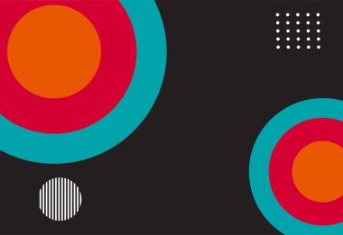 Sancak, poster, reklamlar, kapak ve duvar kağıdı tasarımı için soyut geometrik arkaplan canlı renkler içerir