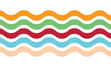 iRetro biçiminde gökkuşağı çizgisi tasarımının soyut arkaplanı. Poster ve afiş tasarımı için vektör deseni mükemmel