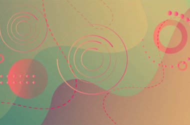 Modern poster, afiş, kapak, kurumsal, duvar kâğıdı, reklam, iş dünyası için mükemmel dalgalanan arka planı olan soyut modern gradyan şekiller.