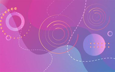 Modern poster, afiş, kapak, kurumsal, duvar kâğıdı, reklam, iş dünyası için mükemmel dalgalanan arka planı olan soyut modern gradyan şekiller.