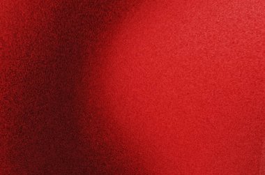 Tasarım, baskı ve dijital kullanım için yumuşak taneli doku tasarımı ile soyut düz şekiller kırmızı gradyan arka plan.