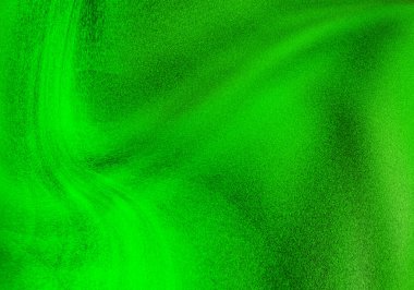 Yeşil eğimli, parlak, yumuşak, simli, soyut arkaplan ve fotokopi alanı. hareket ve yumuşak doku paslı, pürüzlü yüzey,