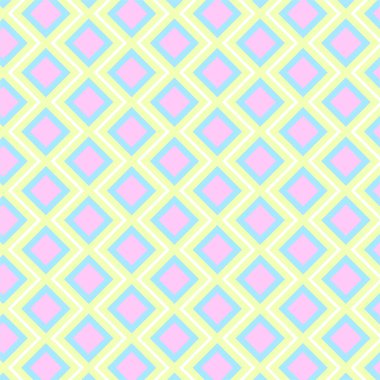 Parlak, tekrar eden şekiller renkli bir arka plan oluşturur. Tekstil, duvar kâğıdı, baskı ve dijital tasarım projeleri için mükemmel..