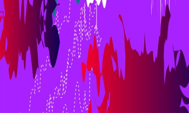 Dalgalı çizgilerle soyut mor arkaplan. Vektör çizimi. Modern poster, afiş, kapak, şirket, duvar kağıdı, reklam, iş için mükemmel