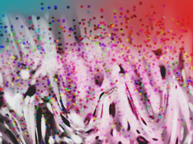 Pürüzsüz akışkan şekillere sahip soyut renk gradyanı, bokeh ışığı ve noktalar ve dijital arkaplanlar için ışıldayan ışıltı. Enerji, derinlik ve fütüristik atmosfer arayan teknoloji, bilim veya yaratıcı projeler için mükemmel..