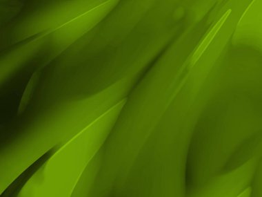 Soyut yeşil pürüzsüz dalgalar, modern dijital sanat, teknoloji, bilim veya yaratıcı markalaşma projeleri için uygun akıcı şekillere sahip yumuşak taneli dokular..