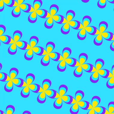 Soyut geometrik şekiller renkli arkaplan özelliği çiçek desenli tasarım afiş ve poster tasarımı için mükemmel