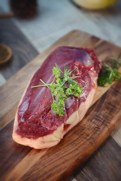 Eendenborst Rauw Rauwe Eend Eendenfilet — Stockfoto