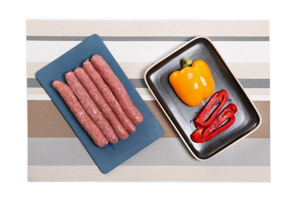 Merguez Chipolatas Barbecue Sausage — Foto Stock