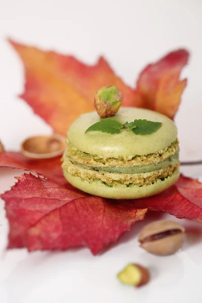 Macarrones de pistacho —  Fotos de Stock