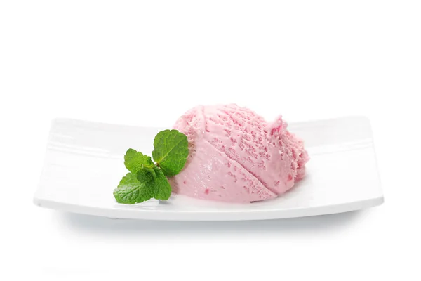 Strawberry ice cream — Stock Photo, Image