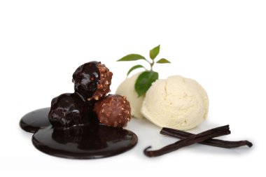 Vanilyalı dondurma.