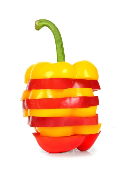 Pepper sliced — Stock Photo, Image