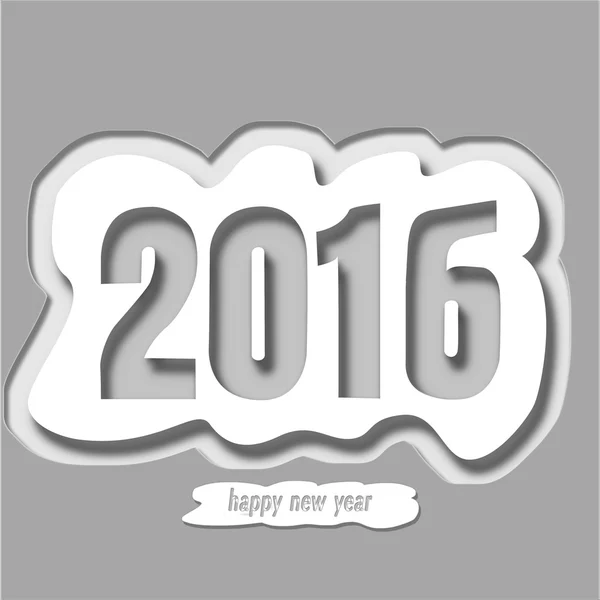 Neues Jahr 2016 — Stockfoto