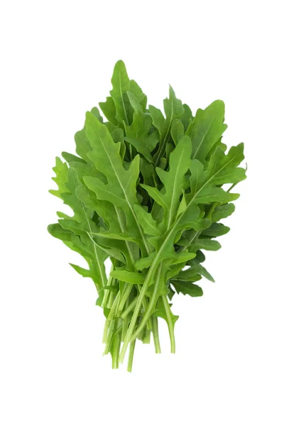 Rucola aislada sobre fondo blanco — Foto de Stock