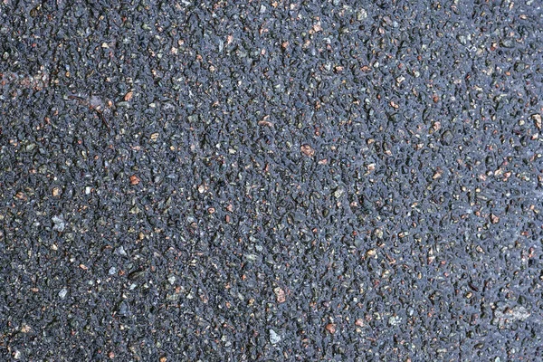 アスファルトの暗い質感 ぬれた道路 — ストック写真