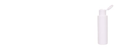 Dezenfektanlı beyaz şişe beyaz arka planda izole edilmiştir. Yüksek kalite fotoğraf