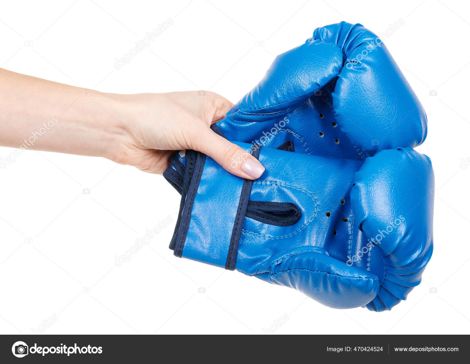 Foto de manos envuelto con cinta de boxeo rojo de joven boxeador