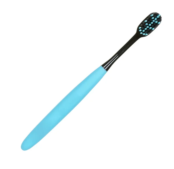 Blue Dental Toothbrush Isolated White — Stock Photo, Image