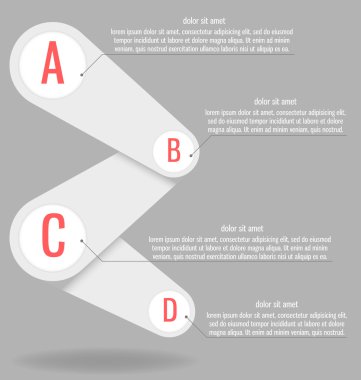 Modern, temiz şablonu. İçin Infographics, websites e-ebilmek var olmak kullanılmış