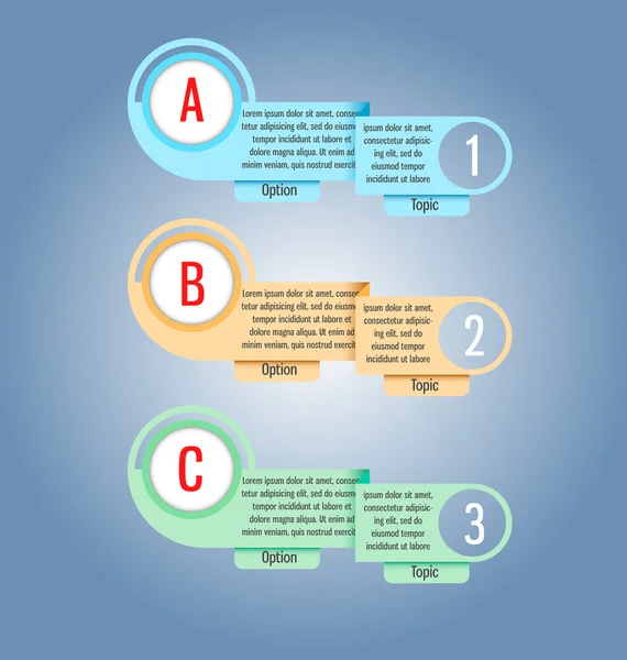 Színes címkék és címkék. Használható infographics, weboldalak — Stock Vector