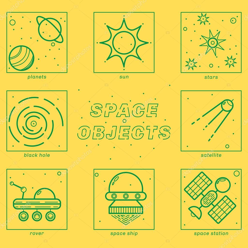 Ensemble De Lunivers Infographie Système Solaire