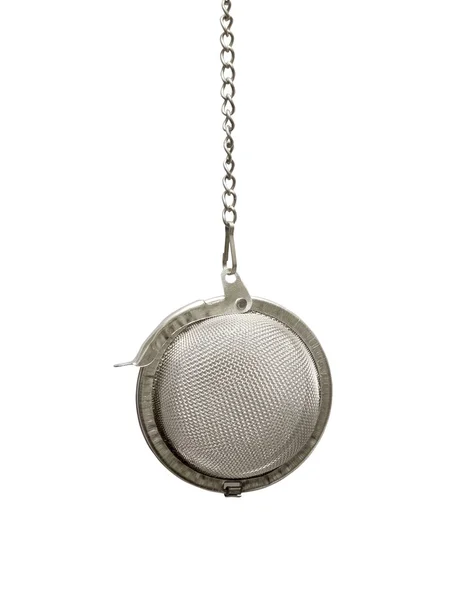 Hanging tea strainer — Stock Photo, Image