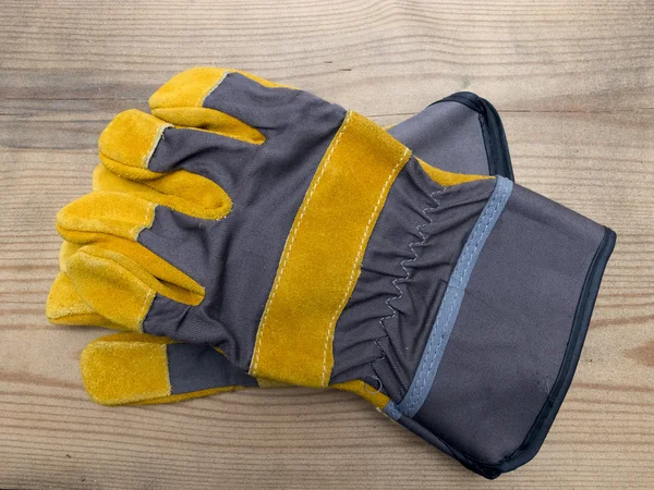 Guantes de trabajo de cuero . — Foto de Stock