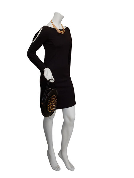 Black dress mannequin