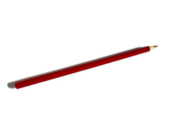 붉은 색 연필 — 스톡 사진
