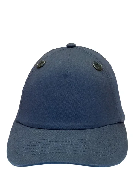 Темно-синя бейсбольна шапка — стокове фото