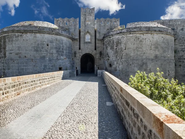 Rhodes kasteel — Stockfoto