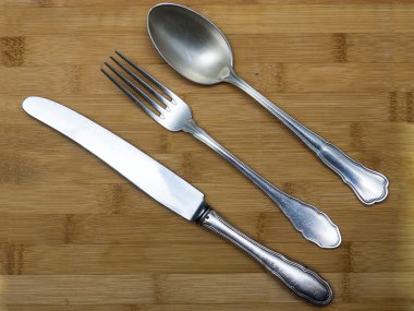 Retro çatal bıçak seti 