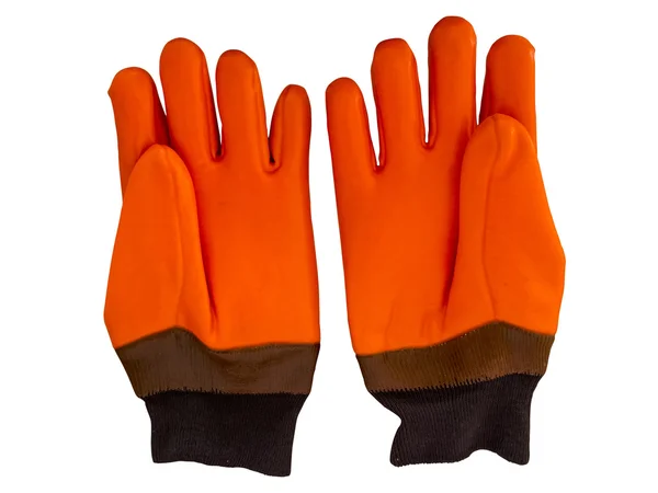 Зимние рабочие перчатки — стоковое фото