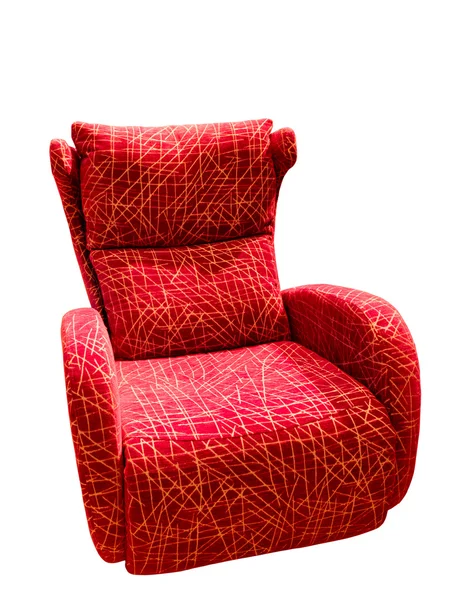 Κόκκινο βελούδο καρέκλα — Φωτογραφία Αρχείου