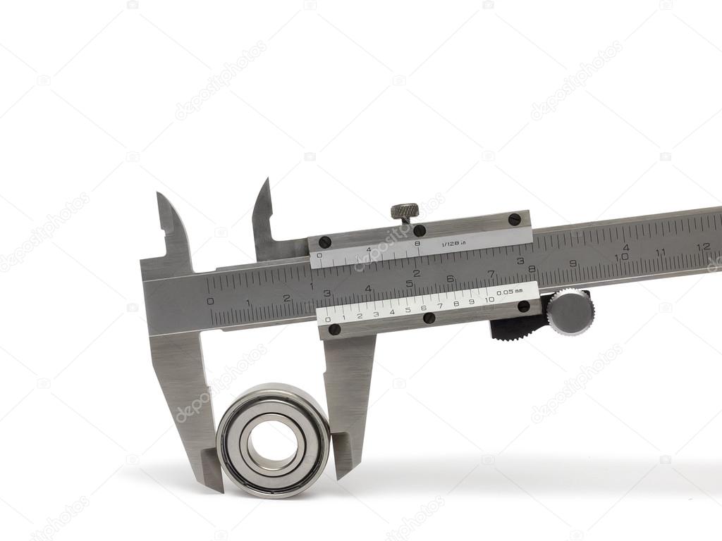 Vernier caliper with bearing