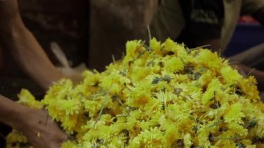 Canlı Hint Çiçek Pazarı - Tuhaf Çiçek Pazarı