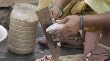 Balık Hazırlama Hareketi - Bir Kadının Yetenekli Tekniğine Yakın Bakış