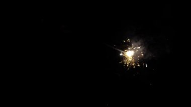 Muhteşem Havai fişekler Renklerin ve Işıkların Dehşet Veren Gösterisi