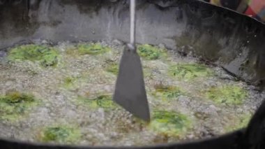 Cızırdayan Kızartma Mutfak Lezzeti