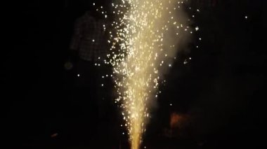 Canlı Diwali Havai Fişekleri Renk ve Işık Göstergesi