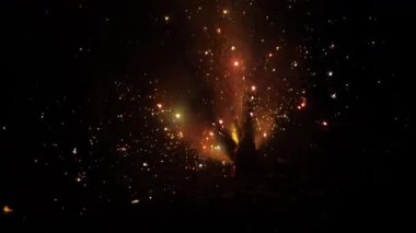 Muhteşem Diwali Havai fişeklerinin Görsel Senfonisi